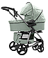 Коляска універсальна 2 в 1, CARRELLO SVista CRL-6501/1 2in1 Olive Green, зелена, Карелло Віста, фото 8
