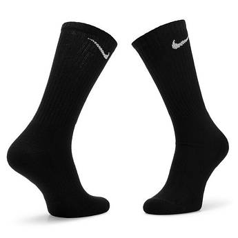Шкарпетки Nike Everyday Cushioned SX7666-010-1 (1 пара), Чорний, Розмір (EU) — 38-42