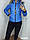 Жіноча куртка-жилетка,колір електрик (синій) розмір 44, фото 3