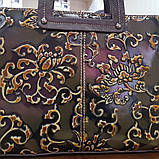 Італійська жіноча шкіряна сумочка Amy Lee Коричнева, фото 2