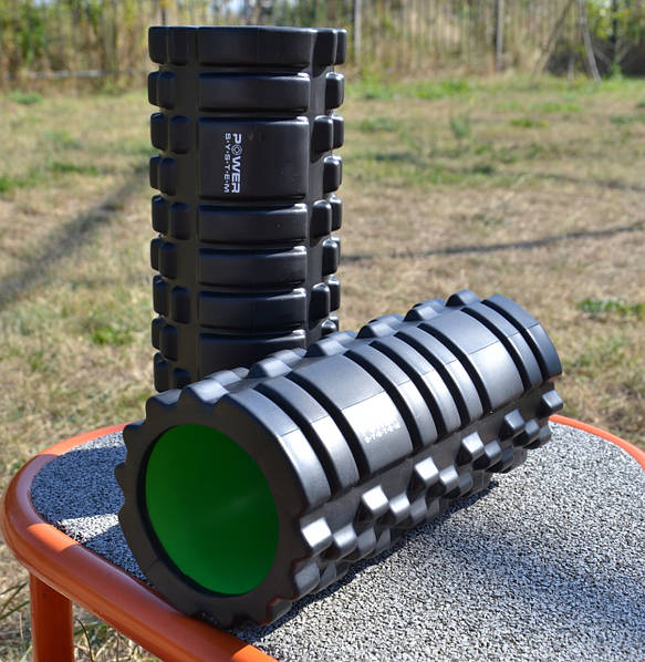 Power System PS 4050 Fitness Foam Roller Black Green 33x15 . PowerPlay 1411784177