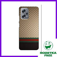 Gucci Чехол на Xiaomi POCO X4 GT / Красивые Чехлы Поко х4 джи ти