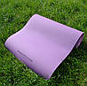 Килимок для йоги та фітнесу Power System PS-4060 TPE Yoga Mat Premium Purple (183х61х0.6), фото 5