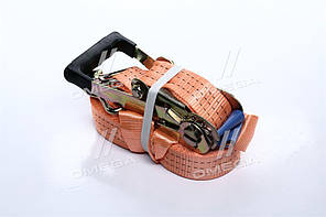 Стяжка вантажу, 3t. 50mm.x14m.(0.5+13.5) прогум. ручка  DK-3906 UA58