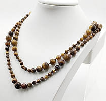 Буси Тигровий Око Кулька Перехід 6-12 мм намисто 120 см