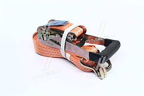 Стяжка вантажу, 3t. 50mm.x6m.(0.5+5.5) прогум. ручка  DK-3902 UA58