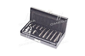 Набир викруточних насадок: "SPLINE", L = 30, 75мм, адаптер 1/2", метал кейс. 11 шт(YA YT-0415 UA58