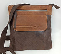 Вертикальная мужская кожаная сумка Always Wild Nia-mart