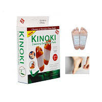 Пластырь KINOKI для ног медицинский детоксикационный Киноки Kinoki Cleansing Detox Foot Pads 10 шт