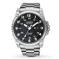 Титановые мужские часы Citizen Eco-Drive BJ8070-51E. Солнечная батарея, противоударные, водозащита 200м