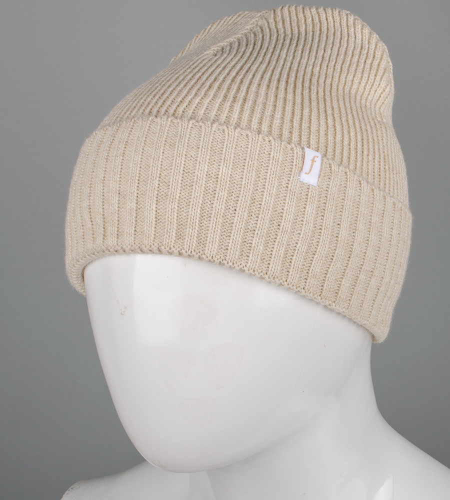 Шапка-Резинка на ФЛІСІ (С2320), Льон, фото 1