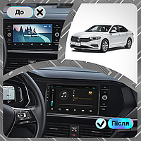 Lb Штатная магнитола в машину для Volkswagen Jetta 7 2018-н.в. экран 9" 1/16Gb Wi-Fi GPS Base