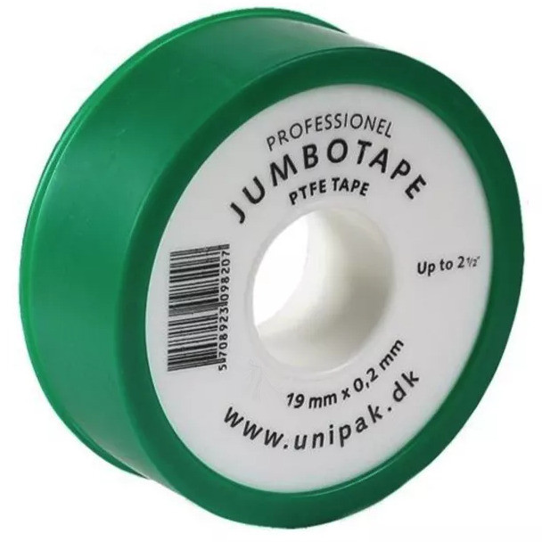 Фум стрічка UNIPAK JUMBOTAPE Standart 19x0.2 мм 10 м SQ-1034316