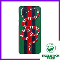 Чехол на Samsung Galaxy M02 (M022) (Змея Гуччи) / Чехлы стиль gucci Самсунг Галакси М02