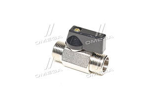 Кран кульовий ризьбовий 3/8х3/8 (зовнишне ризьблення) (RIDER) RD 57.37.07 UA58