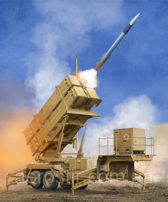 M901 Launching Station w/MIM-104F Patriot SAM System (PAC-3) 1/35 Trumpeter 01040, фото 1