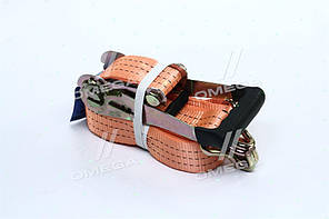 Стяжка вантажу, 3t. 50mm.x8m.(0.5+7.5) прогум. ручка  DK-3903 UA58