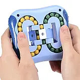 Головоломка-антистрес Puzzle Ball Rotating Magic Spin Bean Cube, Іграшка-антистрес із кульками всередині, фото 3