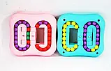 Головоломка-антистрес Puzzle Ball Rotating Magic Spin Bean Cube, Іграшка-антистрес із кульками всередині, фото 5