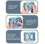 Головоломка-антистрес Puzzle Ball Rotating Magic Spin Bean Cube, Іграшка-антистрес із кульками всередині, фото 7