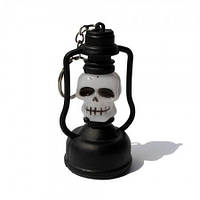 Декор Лампа Череп пирата на батарейках для Хэллоуина
