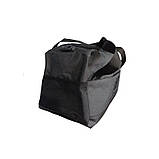 Сумка спортивна дорожня чорна 111C, фото 6