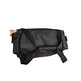 Сумка спортивна дорожня чорна 111C, фото 2