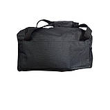 Сумка спортивна дорожня чорна 111C, фото 3