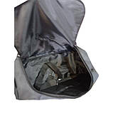 Сумка спортивна дорожня чорна 111C, фото 4