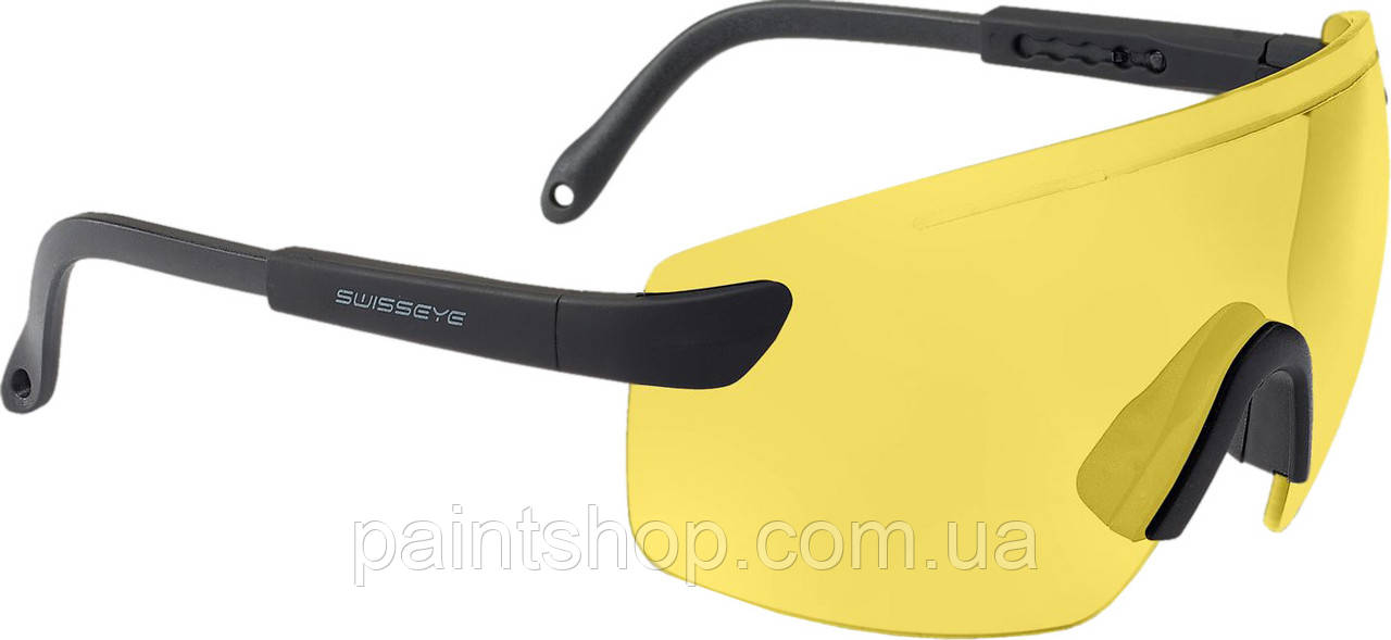 Окуляри балістичні Swiss Eye Defense Yellow (жовте скло, чорна оправа), фото 1