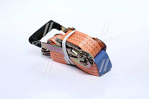 Стяжка вантажу, 3t. 50mm.x5m.(0.5+4.5) прогум. ручка  DK-3901 UA58