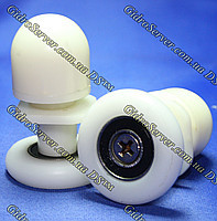 Ролик на душову кабіну і гідромасажний бокс з ексцентриком.