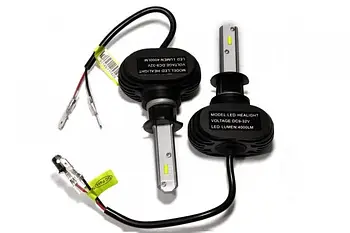 Комплект автоламп LED S1 H3 із потужним ближнім та дальнім світлом