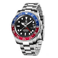 Механічні з автопідзаводом водонепроникні (100 м) годинник Pagani Design PD-1662 Pepsi