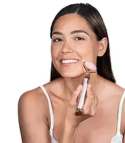 Вібромасажер для обличчя Flawless Contour, Роликовий масажер для обличчя, Ліфтинг масажер, фото 4