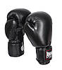 Боксерські рукавиці PowerPlay 3004 Classic Чорні 12 унцій, фото 4