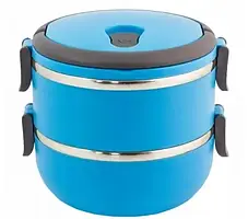 Переносна ємність для зберігання продуктів Lunch Box Two Layers (два контейнера) | Ланчбокс для їжі, фото 3