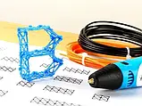 Ручка 3D-6-2 3D ФІОЛЕТОВА, 3Д ручка для малювання пластиком, фото 3