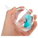 Блакитна міні машинка з лазером у прозорій колбі Rapid Monster, скажена іграшка SUNROZ S168, спінер, фото 4