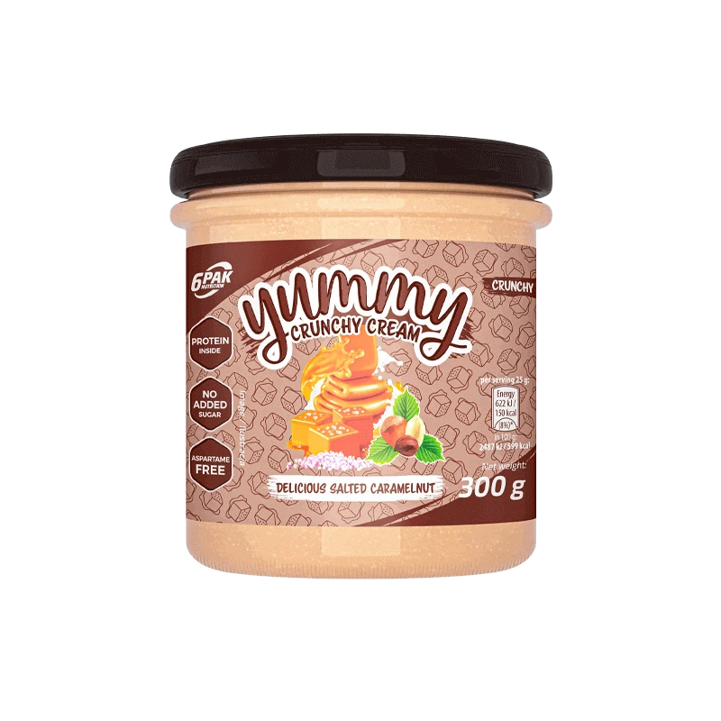 Горіховий крем Yummy Cream 300 gr (Delicious salted caramelnut)