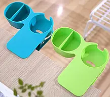 Підстаканник на прищіпці Clip On Table Cup Holder | Підсклянник на стіл, фото 2