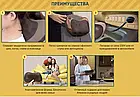 Масажна подушка для будинку і машини Massage Pillow з підігрівом (A58) Brown, фото 8