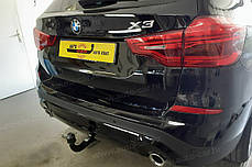 Швидкоз'ємний фаркоп Oris на BMW X3 G01 F93 2018- на ключах, фото 3