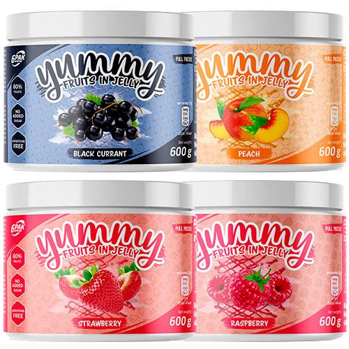 Yummy Fruits in Jelly 600 gr (Peach)