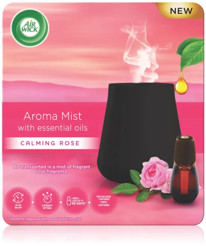 Освіжувач повітря air wick запах Заспокійлива троянда Air Wick Essential Mist 45 днів автоматичний