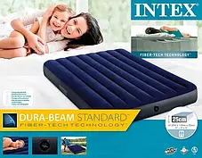Надувний матрац Classic Downy Airbed Fiber-Tech, 137х191х25см 64758, фото 4