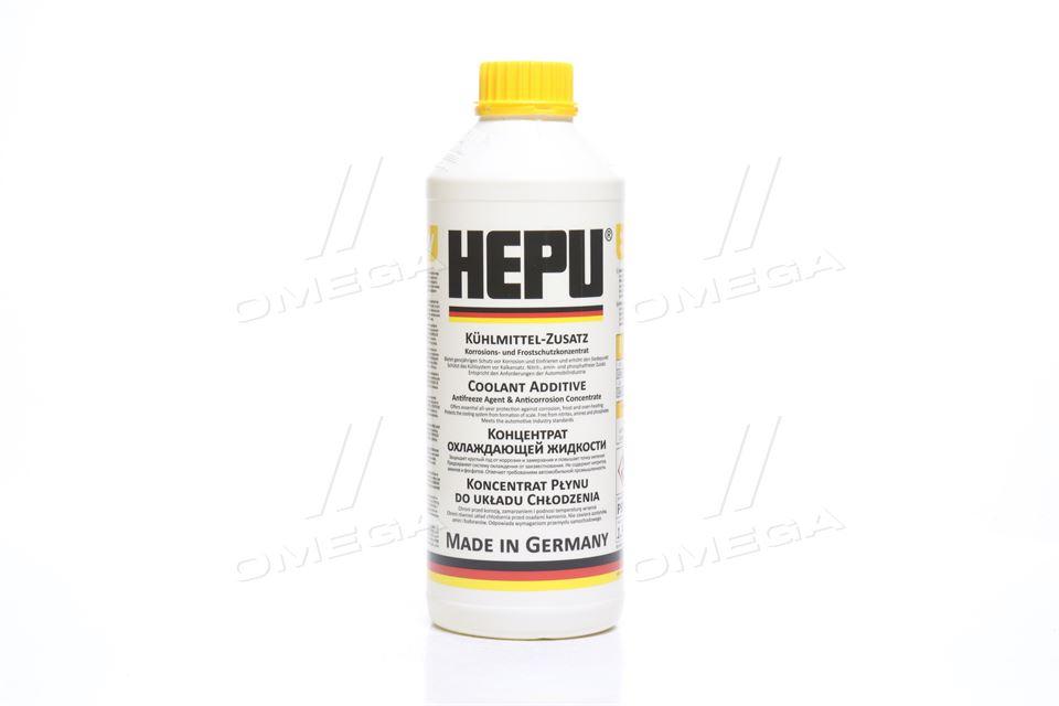 Антифриз HEPU G11 YELLOW концентрат (Канистра 1,5л) P999-YLW UA58