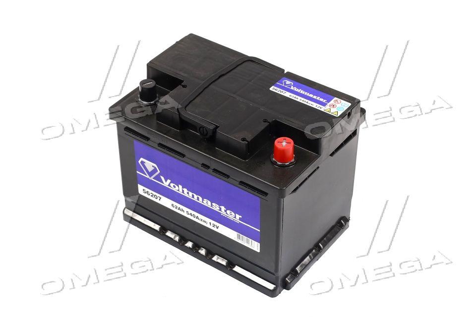 Аккумулятор 62Ah-12v VOLTMASTER (Exide) (242х175х190),R,EN540 56207 ...