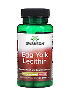 Swanson Egg Yolk Lecithin 600 mg 60 Capsules