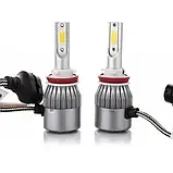 Комплект LED ламп C6 H11, Авто лампи, Світлодіодні лампи в автомобільні фари, фото 6